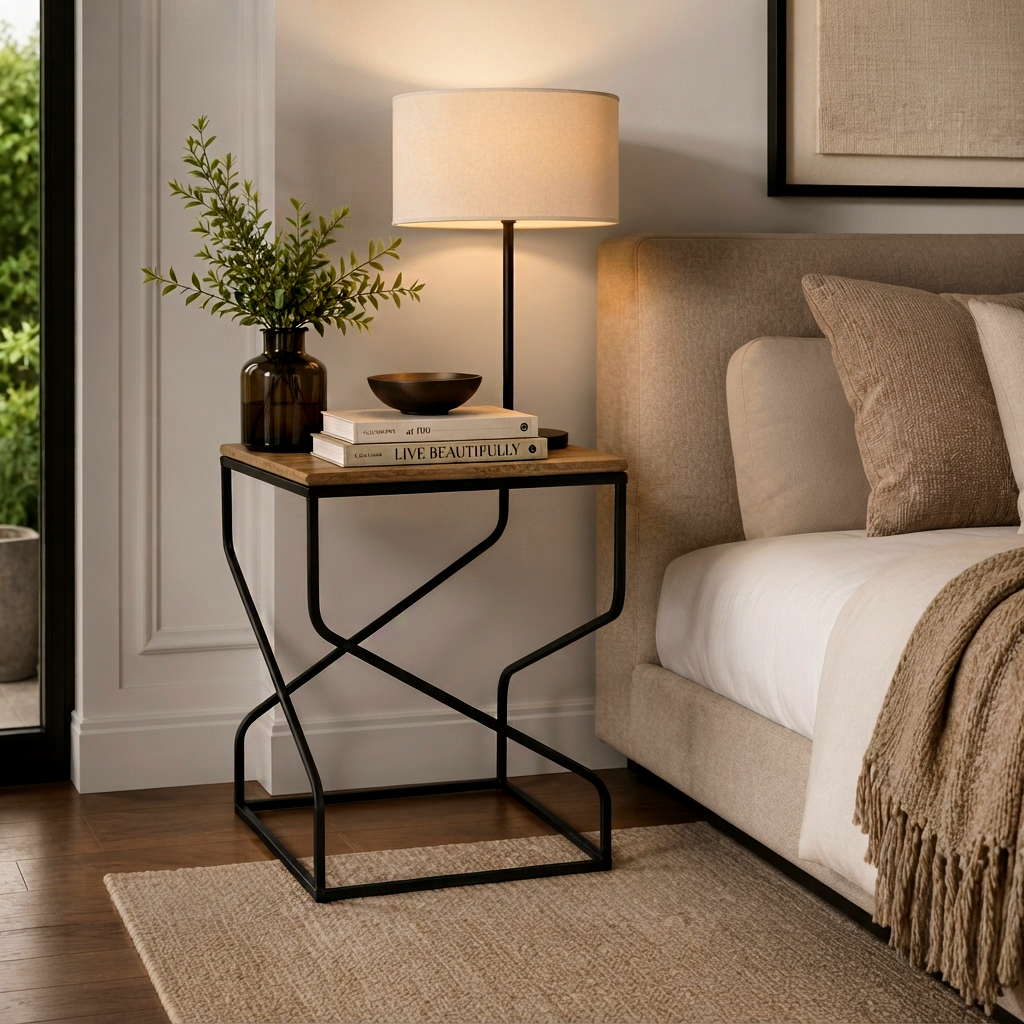 Metal Side Table