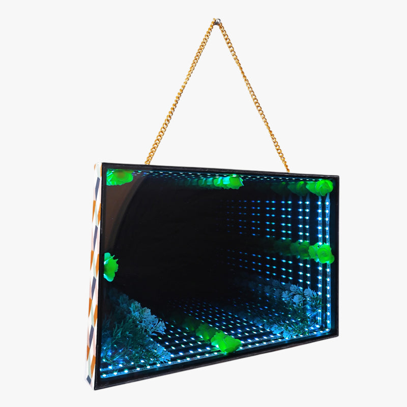 Rectangle Hanging Lightning Mirror