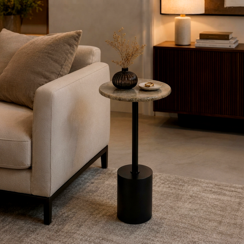 Elegant Marble Side Table