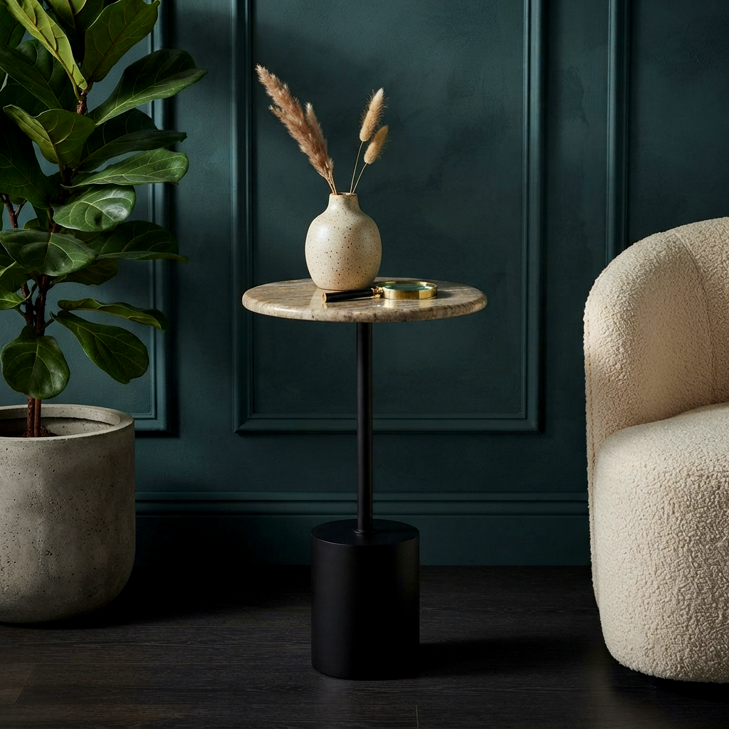 Elegant Marble Side Table