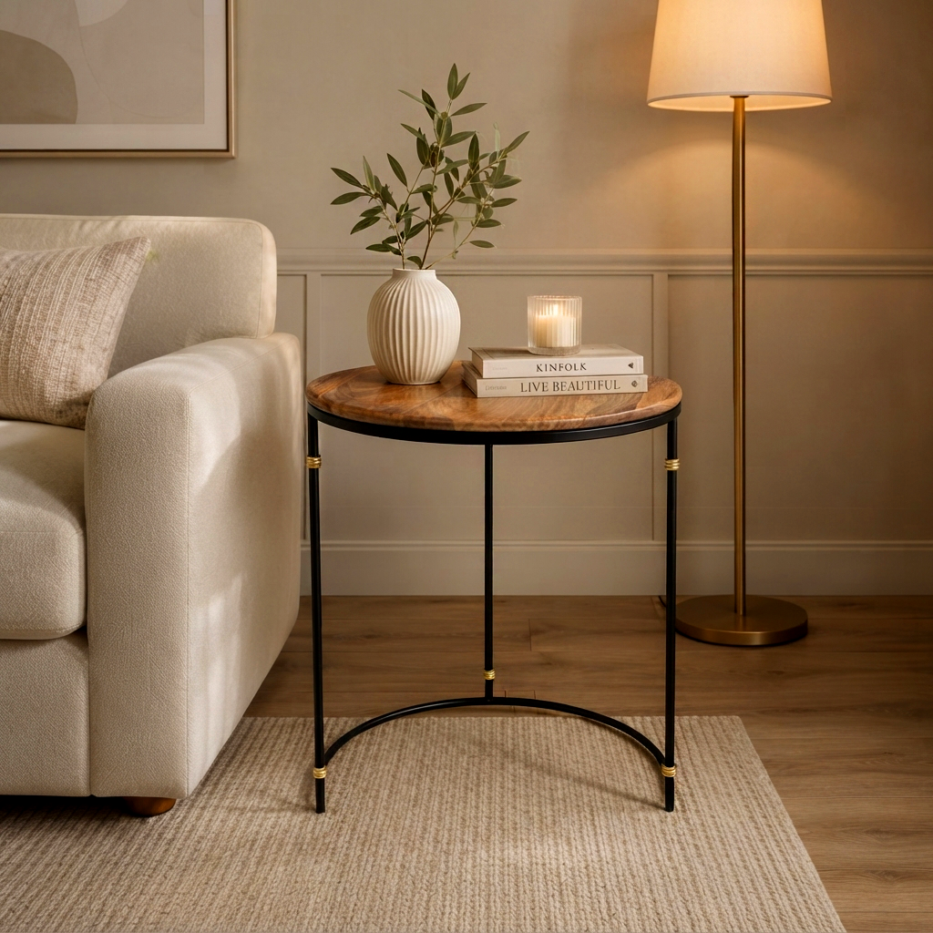 Marble Ring Side Table Large