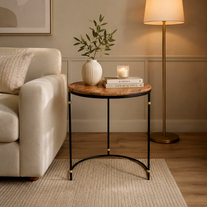 Marble Ring Side Table Large