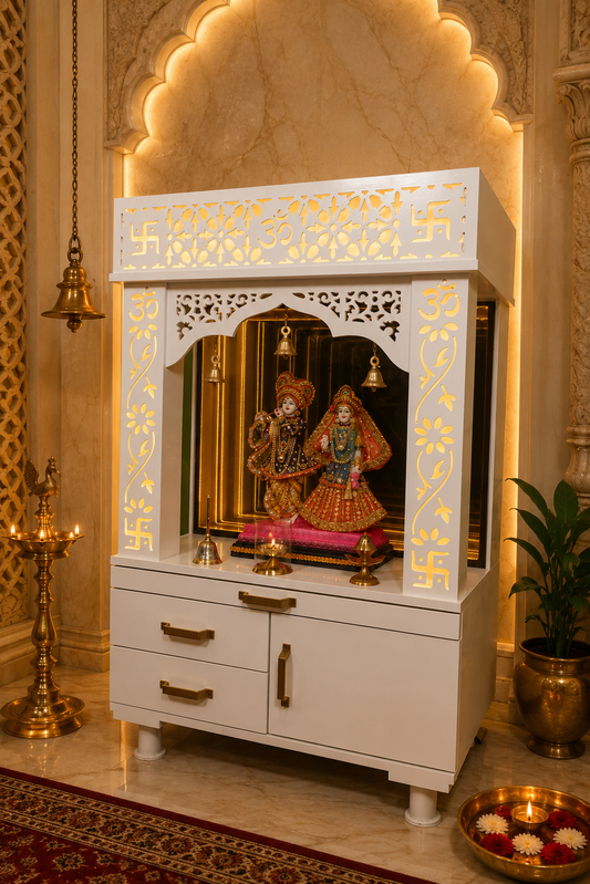 4ft Anant Jyoti Grand Infinity Floor Mandir
