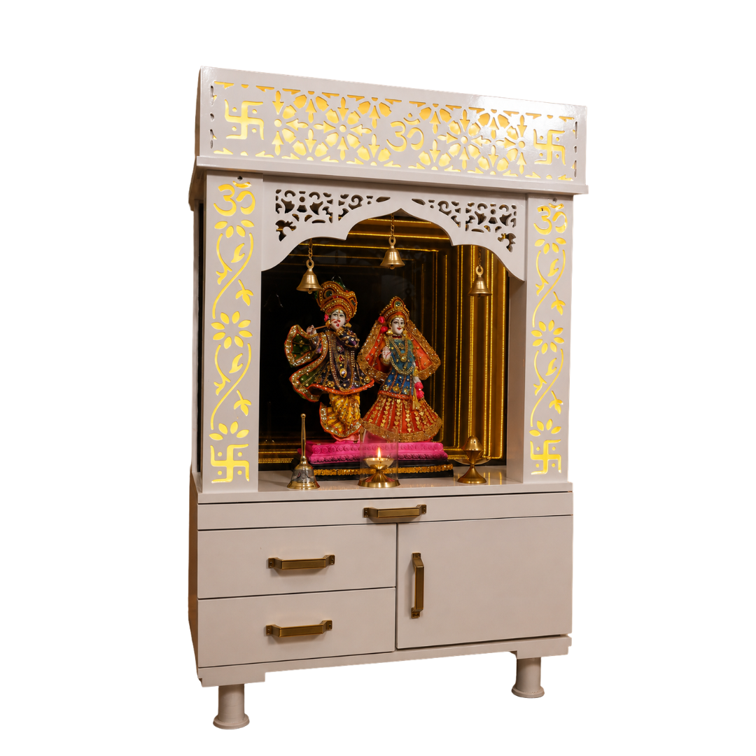 4ft Anant Jyoti Grand Infinity Floor Mandir