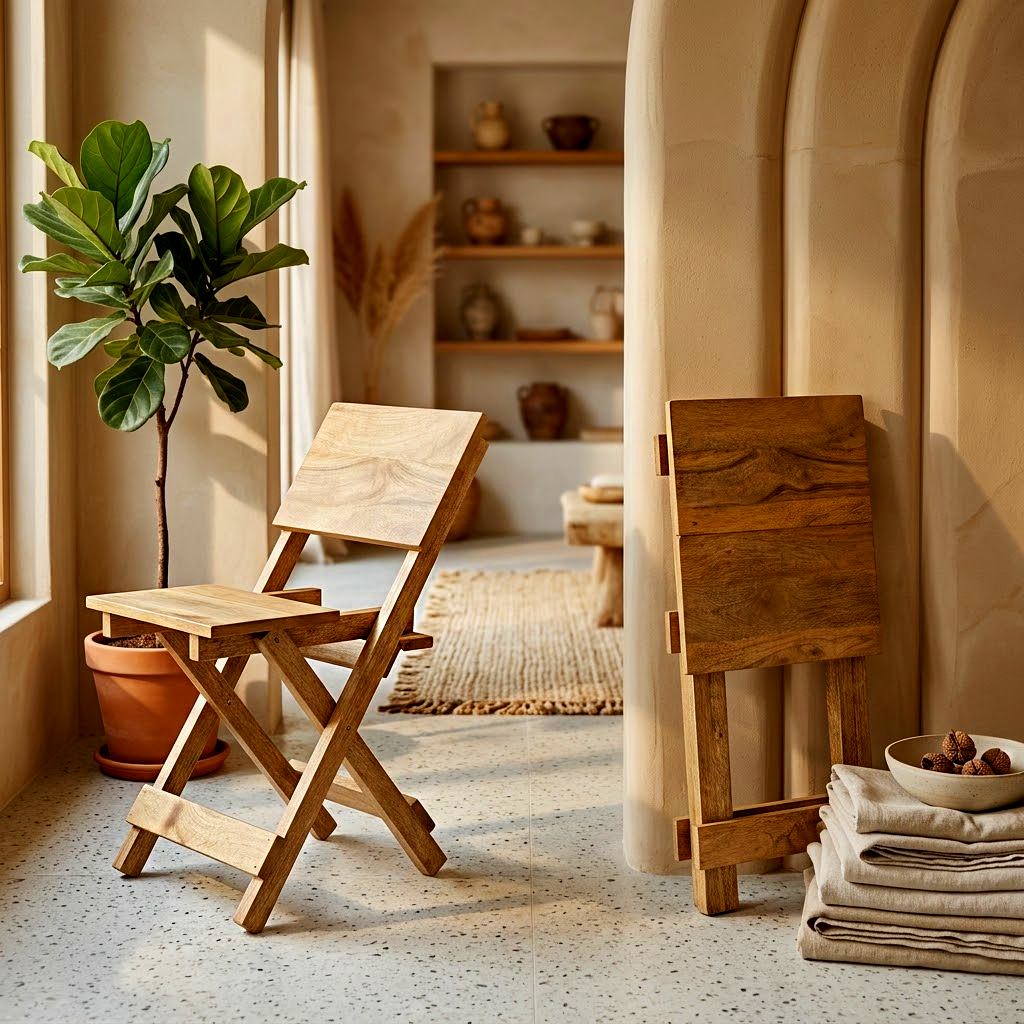 Wooden Foldable Chair