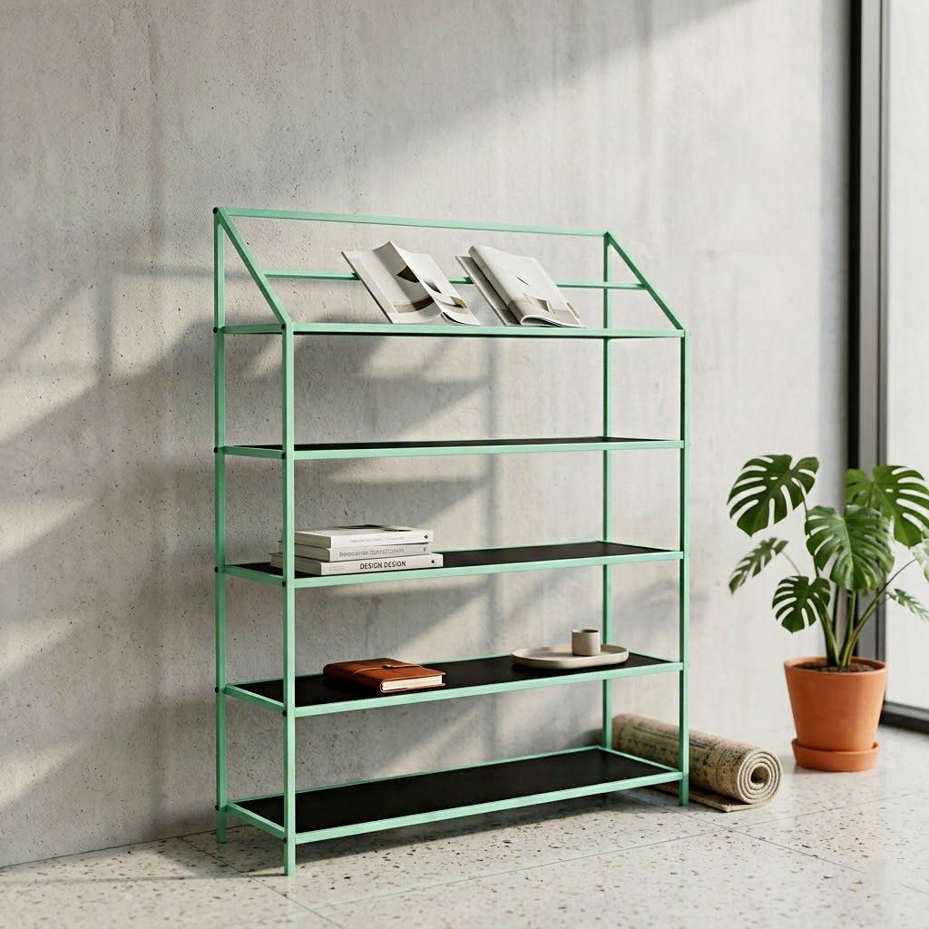 5-Tier Metal Shoe Rack