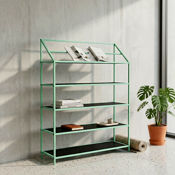 5-Tier Metal Shoe Rack