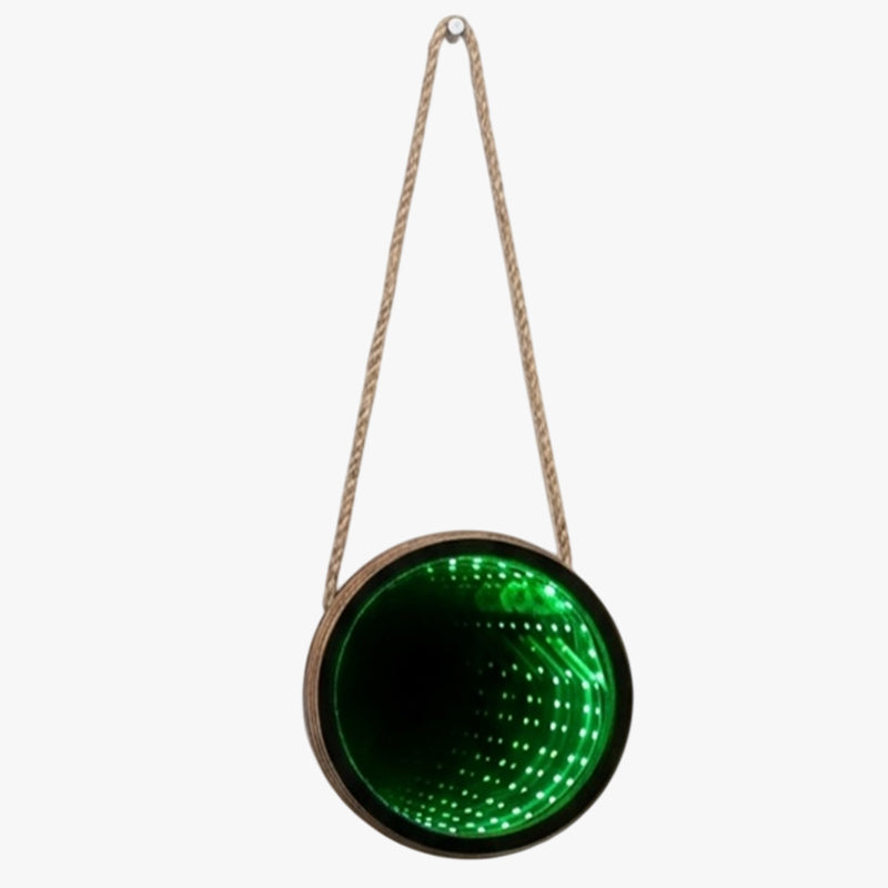 Infinity Hanging Lightning Mirror