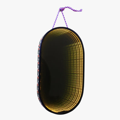Oval Hanging Lightning Mirror