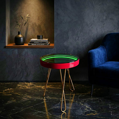 Nebula Infinity Glow Side Table