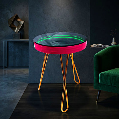 Nebula Infinity Glow Side Table