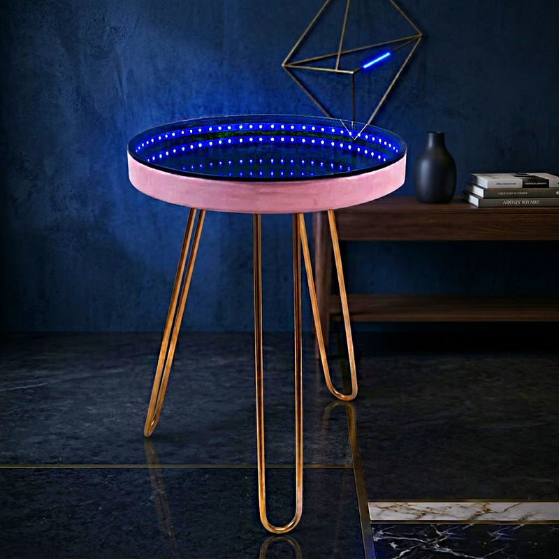 Aura Infinity Gold Accent Table
