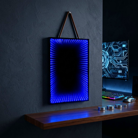 Rectangle Hanging Lightning Mirror