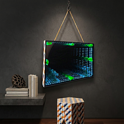 Rectangle Hanging Lightning Mirror