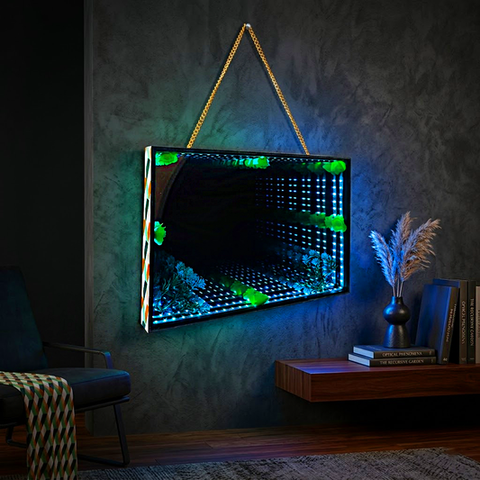 Rectangle Hanging Lightning Mirror