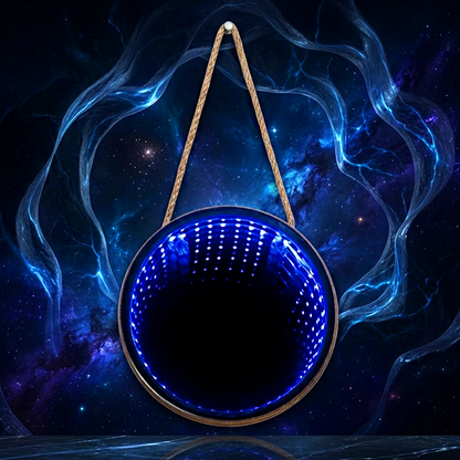 Infinity Hanging Lightning Mirror