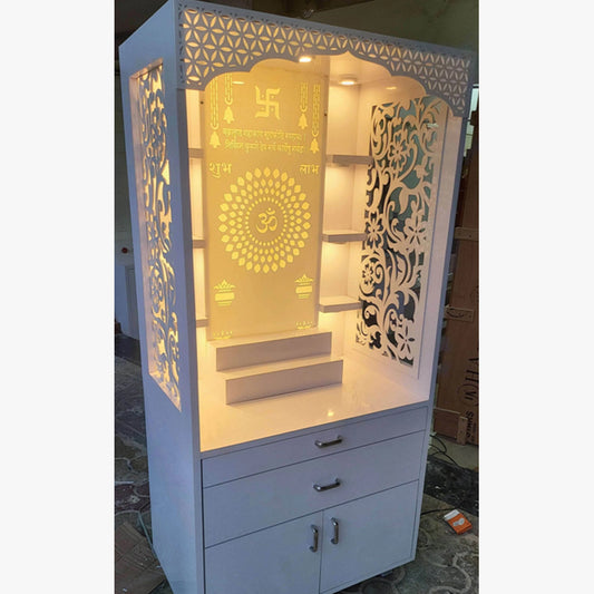 Sacred Glow Designer Pooja Mandir