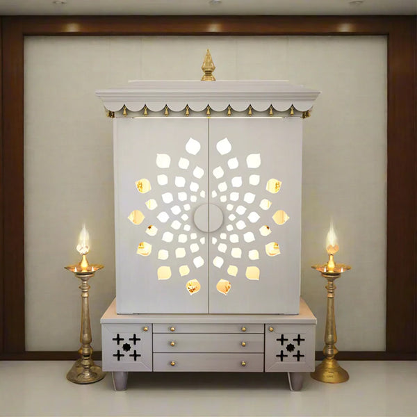 Divine Aura Wooden Mandir